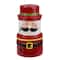 5.5" Red Ceramic Santa Gnome Tealight Candle Holder